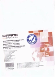 Koszulki A4 PP krystal 60mikr. 100szt - Office