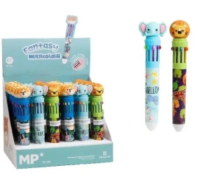 Długopis wielokolorowy Fantasy 10w1 Safari (30szt) - MP Main Paper