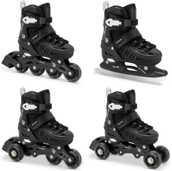 Łyżworolki 4w1 r.39-42 BK - Spokey