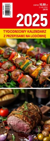 Kalendarz 2025. Tygodniowy z przepisami - O-press