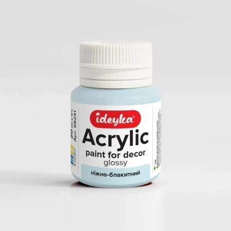 Farba akrylowa Delikatny niebieski 20ml - Ideyka