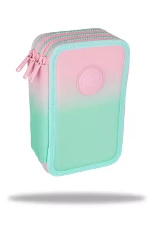 Piórnik 3-komorowy z wyposażeniem Coolpack jumper 3 gradient strawberry