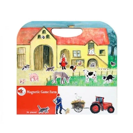 Układanka, gra magnetyczna, Farma - Egmont Toys
