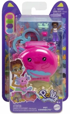 Polly Pocket Pet Connects Axolotl - Mattel