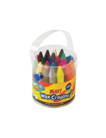 Kredki świecowe Colorino Kids wiaderko maxi 24 kolory - PATIO