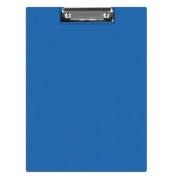 Clipboard A4 PCV z klipsem niebieski - Q-Connect
