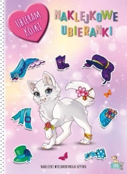 Naklejkowe ubieranki. Kotki - opracowanie zbiorowe