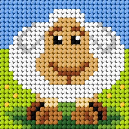 Haft. Moje pierwsze wyszywanie - Owieczka - Anex-bis