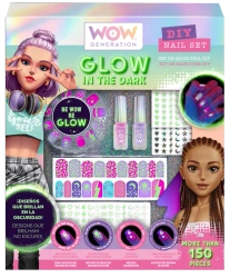 Zestaw do zdobienia paznokci świecący w ciemności WoW Generation WOW00157 - Kids Euroswan
