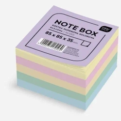 Kostka papierowa 85x85x35mm kolorowa klejona - INTERDRUK
