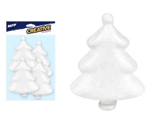 Choinka gładka 7,5cm 4 sztuki - MFP