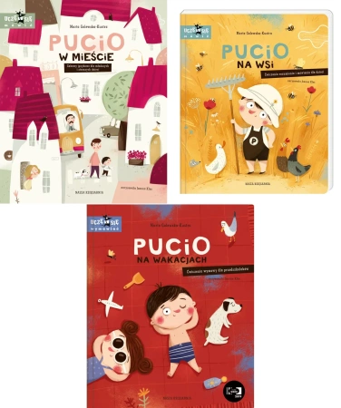 Pakiet: Pucio. Uczę się mówić. Pucio na wsi/ Pucio na wakacjach/ Pucio w - Marta Galewska-Kustra