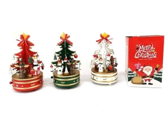 Karuzela pozytywka choinka drewniana dźwięk MIX - ADAR