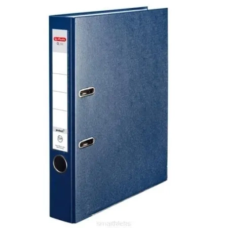 Segregator A4 5cm PP niebieski Q file - HERLITZ