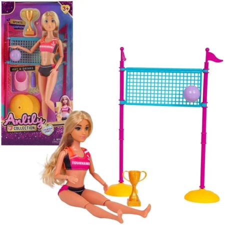 Lalka z akcesoriami sportowymi - Trifox