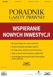 eBook Wspieranie nowych inwestycji - Praca zbiorowa