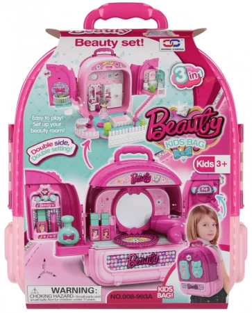Toaletka 3w1 z akcesoriami.Plecak - Mega Creative