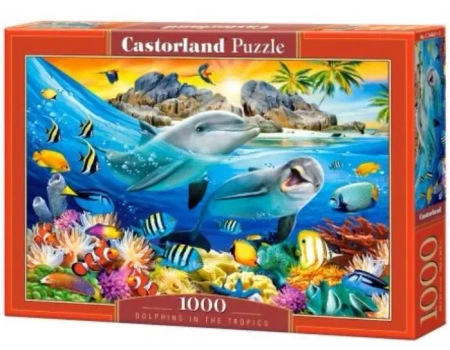 Puzzle 1000 Dolphins in the Tropics CASTOR - Castorland