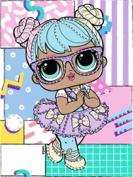 Diamentowa mozaika - LOL Surprise! Bon Bon 15x20cm