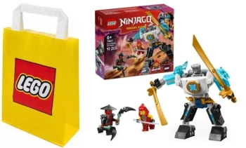 LEGO NINJAGO 71827 MECH W ZBROI BOJOWEJ ZANEA + TORBA PAPIEROWA