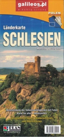 Mapa - Landerkarte Schlesien 1:320 000 - praca zbiorowa