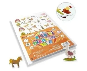 Naklejki piankowe farma 20x30cm 5szt - Penword