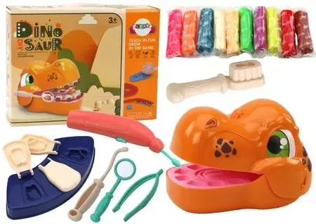 Ciastolina dentysta Dinozaur - Leantoys