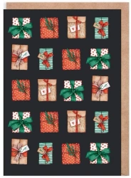 Kartka Boże Narodzenie Prezenty, eko koperta K129 - Cardie