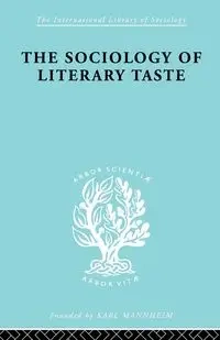 Sociology Lit Taste     Ils 90 - Levin L. Schucking