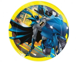 Talerzyki papierowe Batman 23cm 8szt - Godan