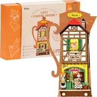 ROBOTIME Składany Drewniany Model Puzzle 3D - Leniwa Kawiarnia - Nice Idea