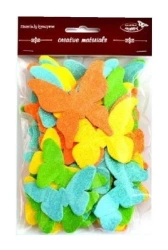 Motyle brokatowe 52szt - Galeria Hobby