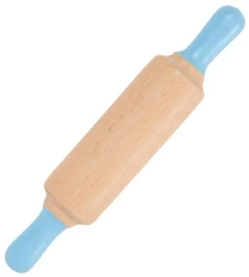 Wałek do ciastoliny drewniany niebieski - ChildGen