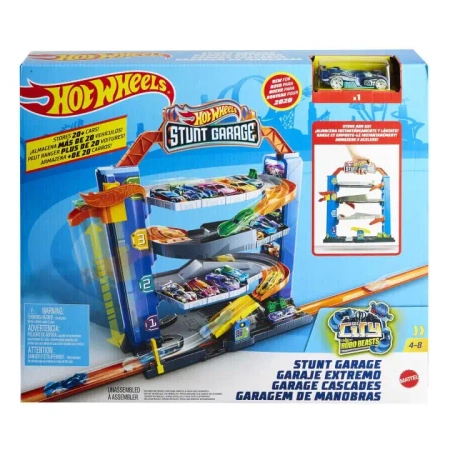 Garaż City Kaskaderski garaż z windą - Hot Wheels