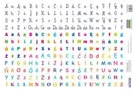 Naklejki Litery/Alfabet (240 naklejek) - Literat