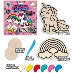 Zestaw do kolorowania plasteliną na drewnie - Splat Planet