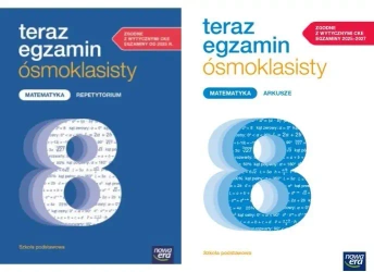 TERAZ EGZAMIN ÓSMOKLASISTY MATEMATYKA repetytorium + arkusze Nowa Era - Opracowanie zbiorowe