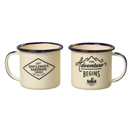 Kempingowy zestaw do espresso - kremowy - Gentlemen's Hardware