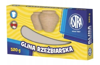 Glina rzeźbiarska 520g ASTRA - ASTRA papiernicze