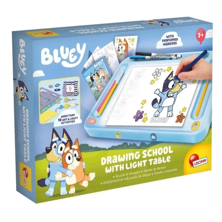 Szkoła rysowania z tablicą Bluey - Lisciani