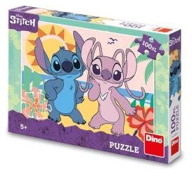 Puzzle 100 XL Stitch na plaży - Dino Toys
