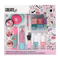Zestaw Make-up róż/turkus CREATE IT! - Canenco
