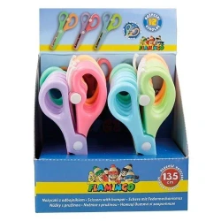 Nożyczki z odbojnikiem 13,5cm (12szt) - Titanum