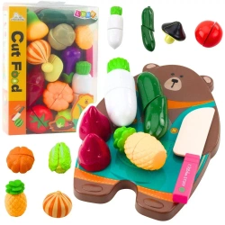 Zestaw do krojenia warzywa z akcesoriami - Leantoys