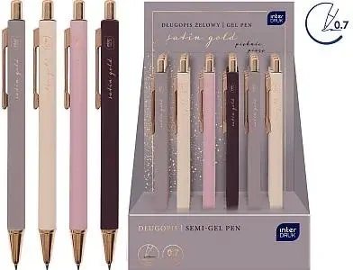 Długopis metalowy Satin Gold (24szt) - INTERDRUK