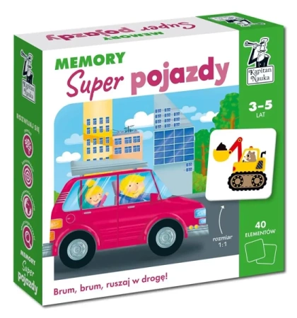 Kapitan Nauka. Memory Super pojazdy - Opracowanie zbiorowe