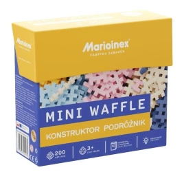 Klocki Mini Waffle 200 el. Konstruktor Podróżnik - Marioinex
