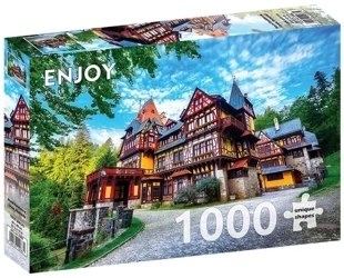 Puzzle 1000 Zamek Pelisor, Sinaia, Rumunia - Enjoy