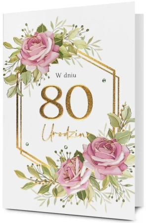 Karnet Urodziny 80 - Pan Dragon