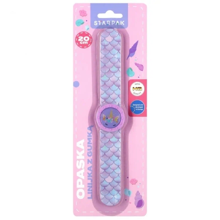 Opaska na rękę Linijka z gumką Girl - STARPAK